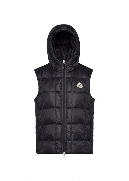 Lightweight sleeveless down jacket for women Bassia black