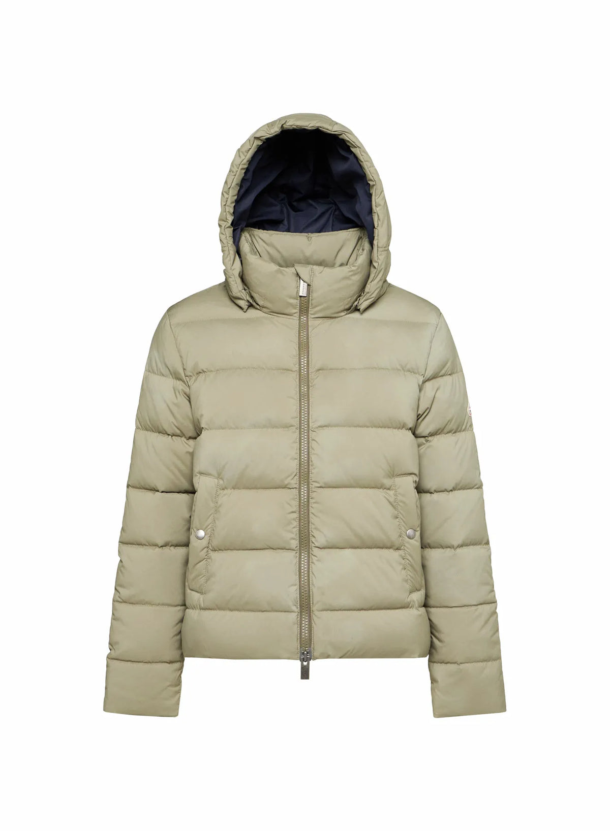 Women's Pyrenex Spoutnic down jacket with removable hood in light khaki