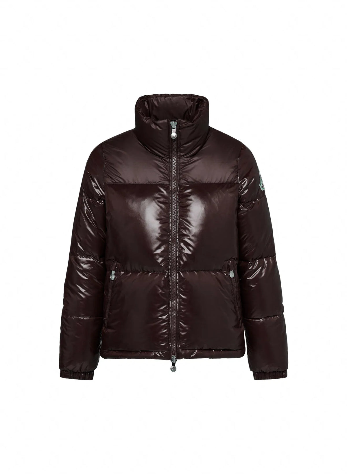Pyrenex Goldin dark brown women's glossy down jacket