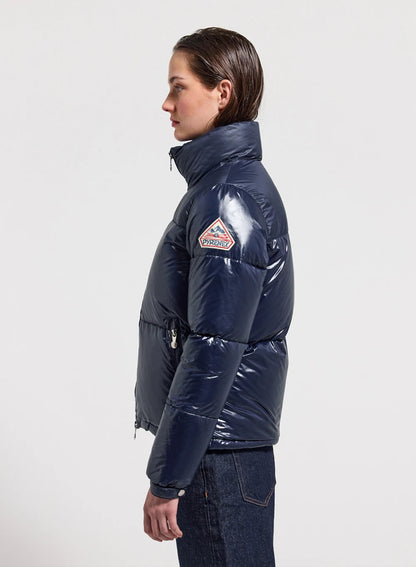 Short shiny down jacket for women Pyrenex Goldin Amiral