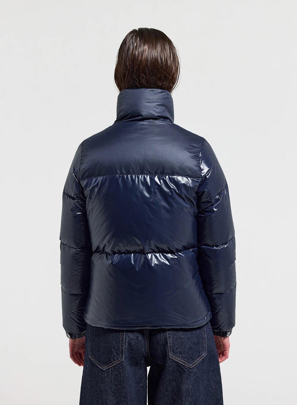 Short shiny down jacket for women Pyrenex Goldin Amiral
