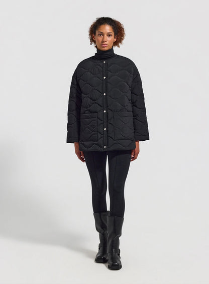 Lightweight down jacket for women Pyrenex Sienna black
