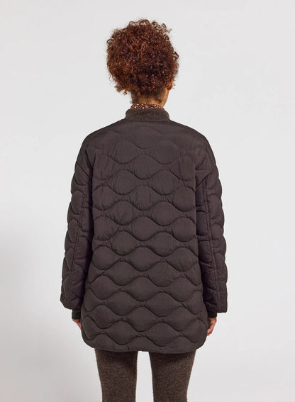 Lightweight women's down jacket Pyrenex Sienna brown