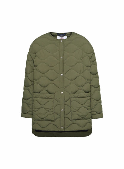 Lightweight down jacket for women Pyrenex Sienna khaki