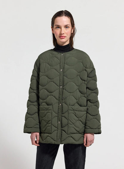 Lightweight down jacket for women Pyrenex Sienna khaki