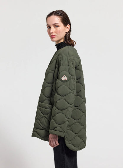 Lightweight down jacket for women Pyrenex Sienna khaki