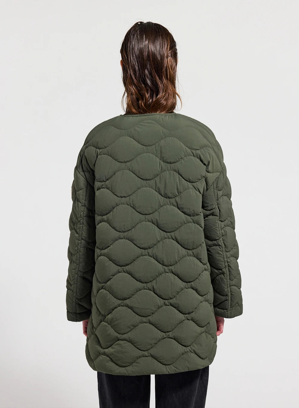 Lightweight down jacket for women Pyrenex Sienna khaki