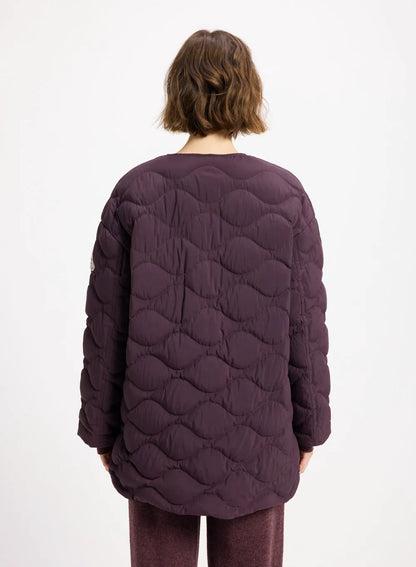 Lightweight women's down jacket Pyrenex Sienna burgundy