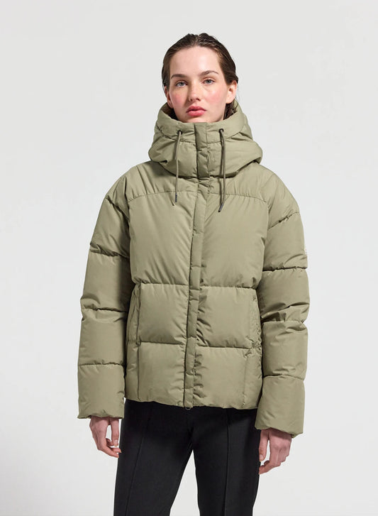 Women's light khaki Harmonie down jacket