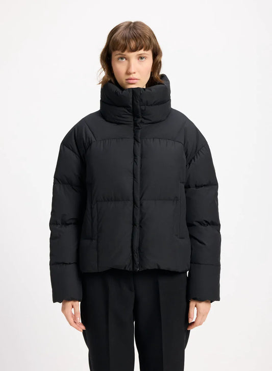 Women's short down jacket Pyrenex Harmonie Crop Black
