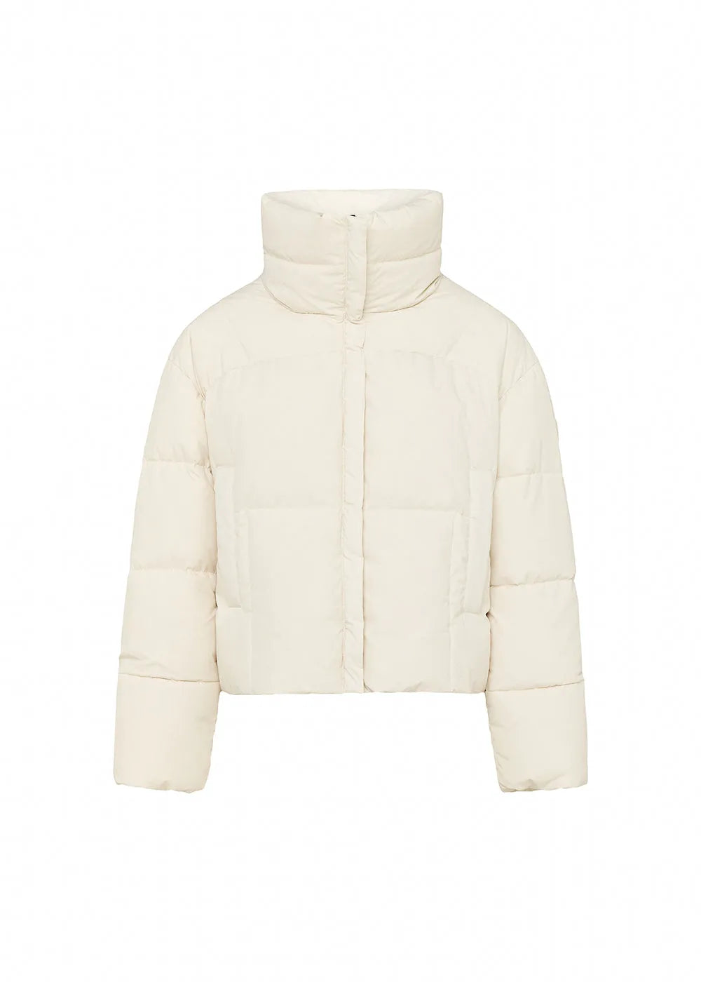 Women's short down jacket Pyrenex Harmonie Crop light beige