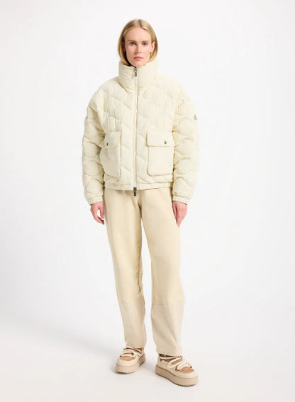Short bomber down jacket Pyrenex Enola cream