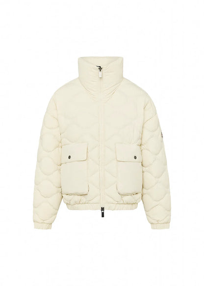 Short bomber down jacket Pyrenex Enola cream