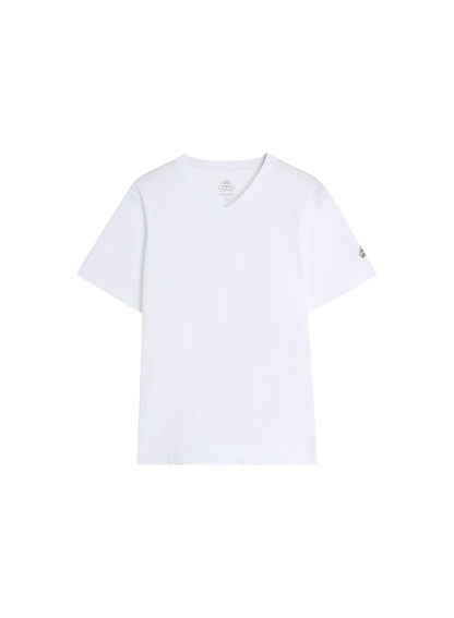 Pyrenex Crocus women's organic cotton V-neck T-shirt in white