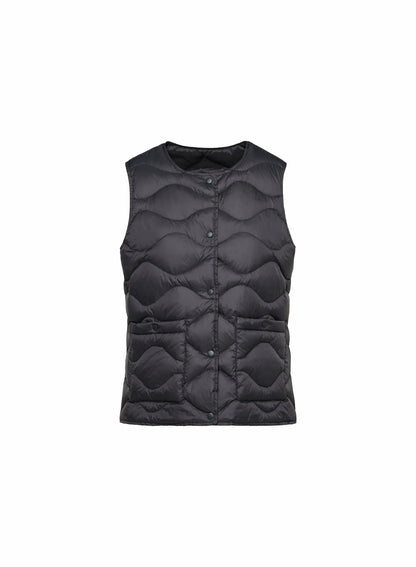 Pyrenex Orite Vest black ultra-lightweight sleeveless women's down jacket
