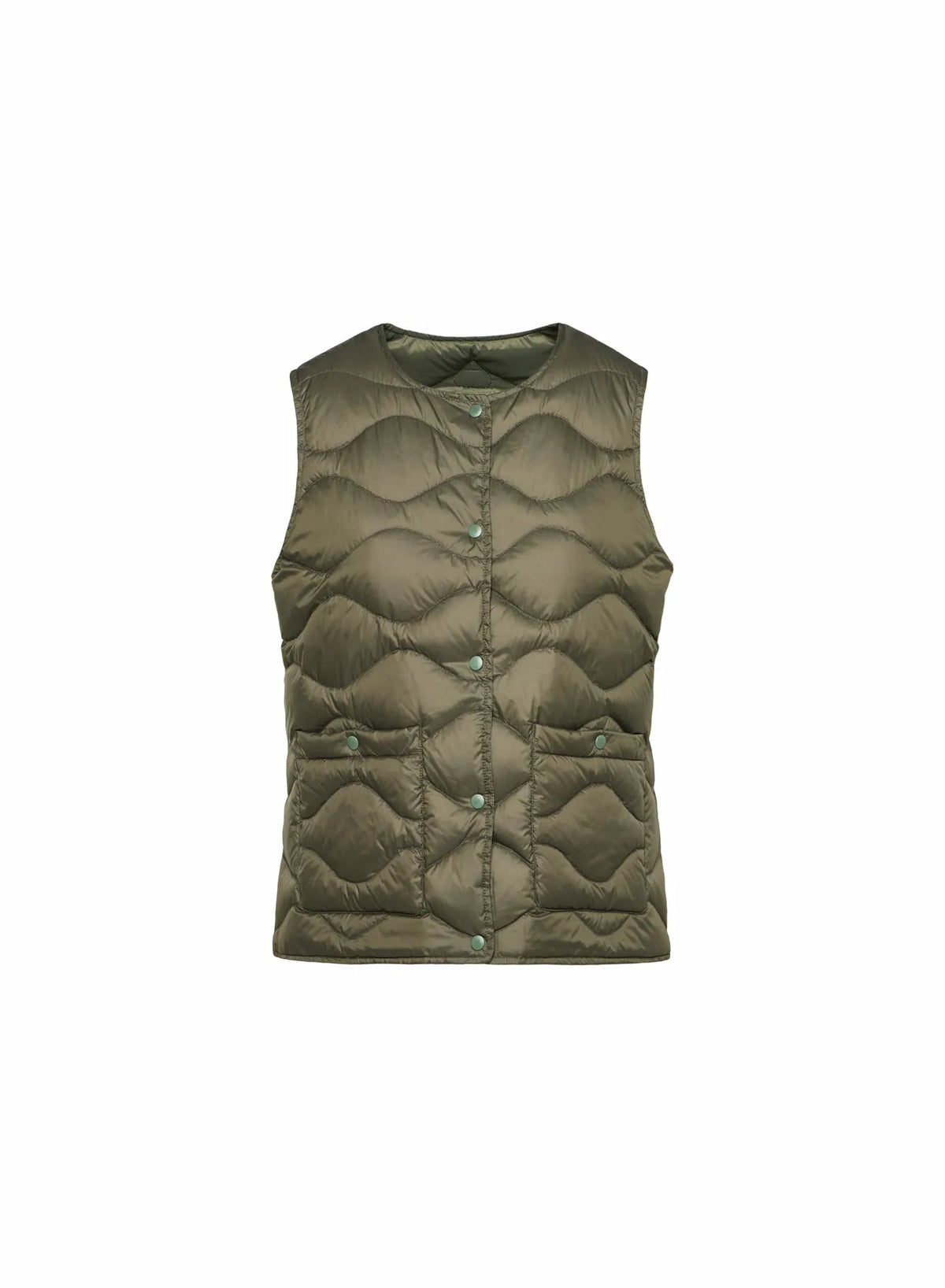 Pyrenex Orite Vest ultra-light sleeveless women's down jacket kaki