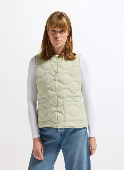 Pyrenex Orite Vest ultra-lightweight sleeveless women's down jacket pastel green