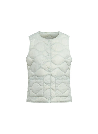 Pyrenex Orite Vest ultra-lightweight sleeveless women's down jacket pastel green
