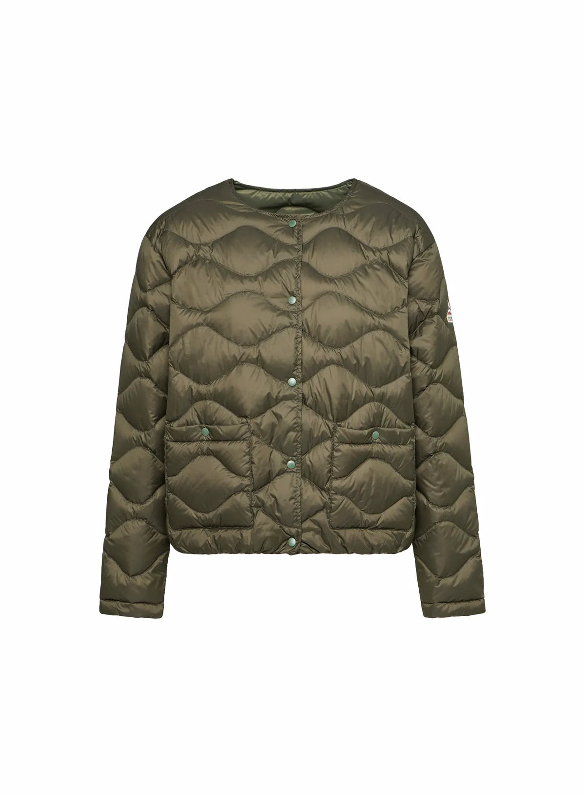 Pyrenex Orite khaki ultra-lightweight women's down jacket