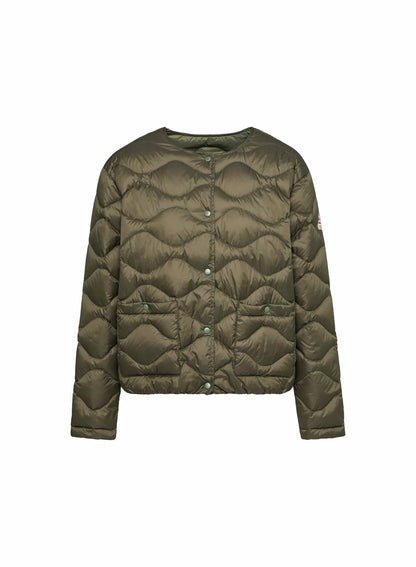 Pyrenex Orite khaki ultra-lightweight women's down jacket
