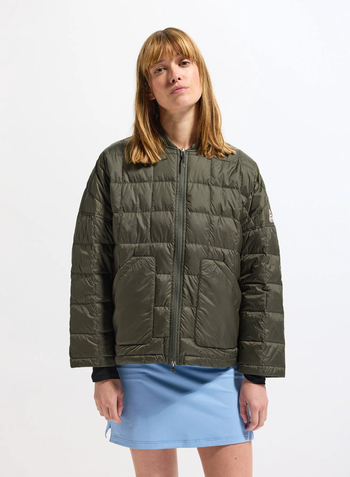 Pyrenex Gypse lightweight women's down jacket khaki green