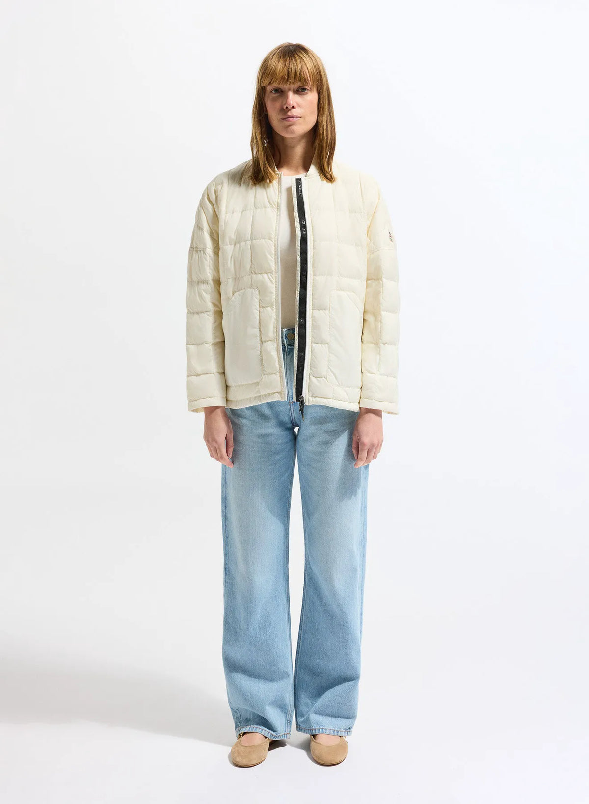 Pyrenex Gypse women's lightweight white down jacket