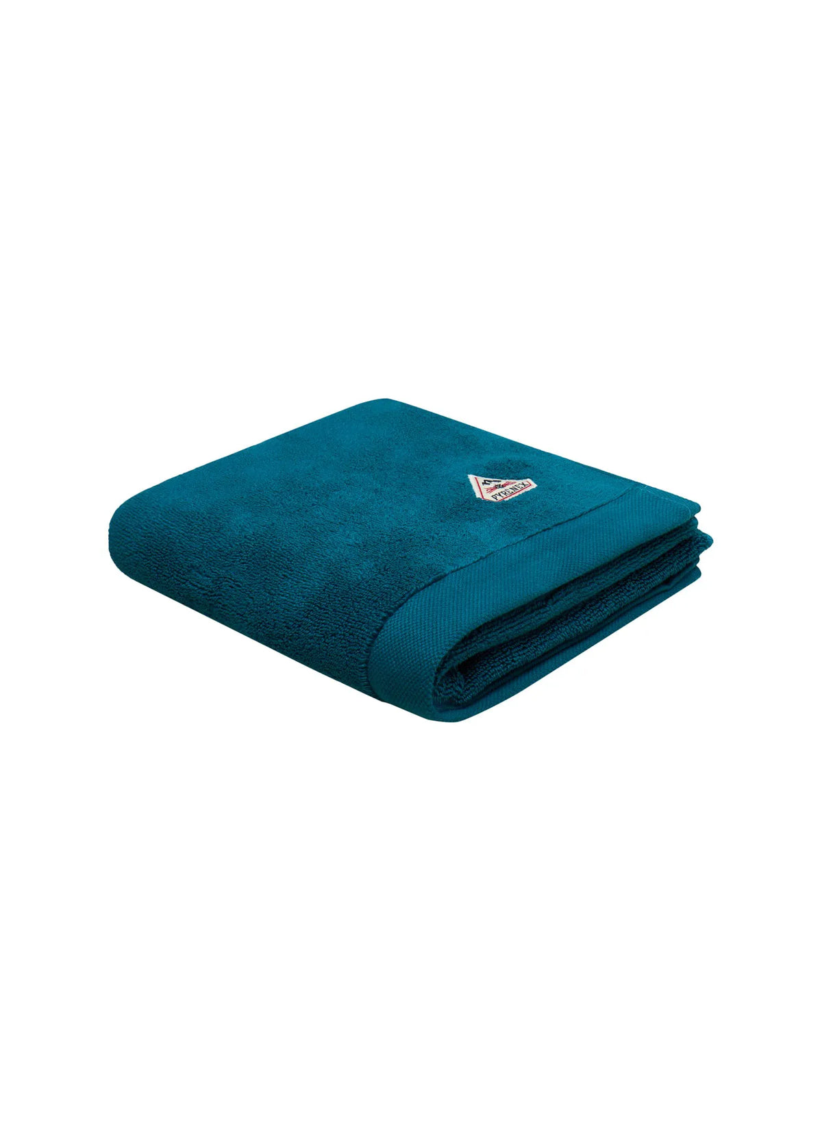 Hana peacock blue bath towel