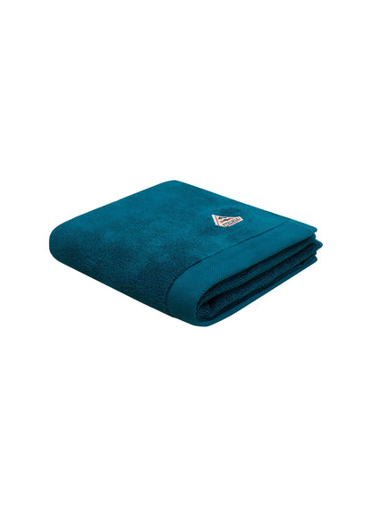Hana peacock blue bath towel