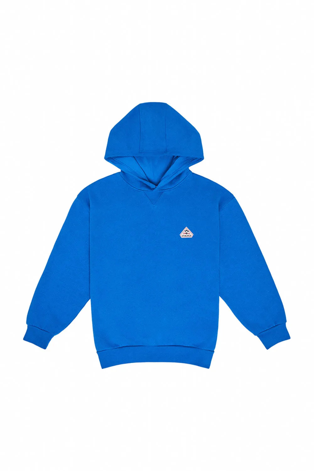 Pyrenex Arcol electric blue children's organic cotton hoodie