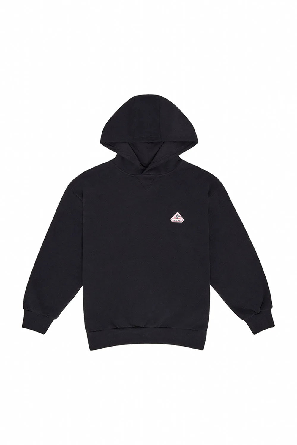 Pyrenex Arcol black children's organic cotton hooded sweatshirt