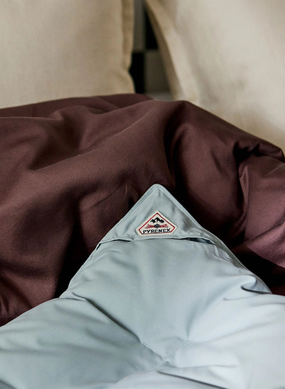 Caresse Vert de gris Blanket