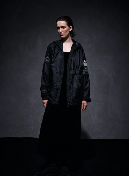 Pyrenex x Wildside Soulere black windbreaker