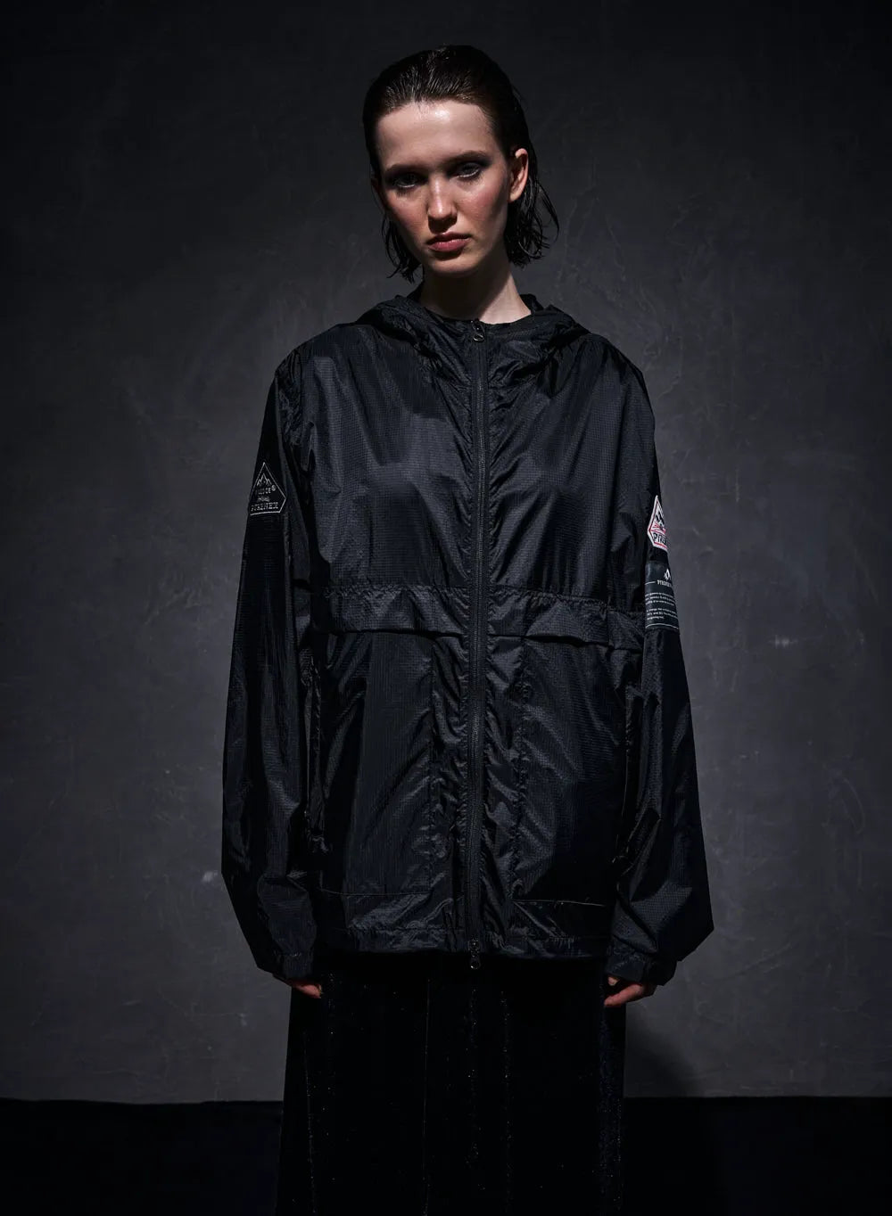 Pyrenex x Wildside Soulere black windbreaker