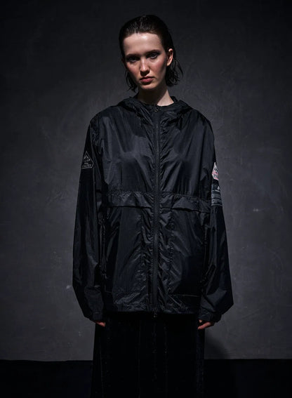 Pyrenex x Wildside Soulere black windbreaker