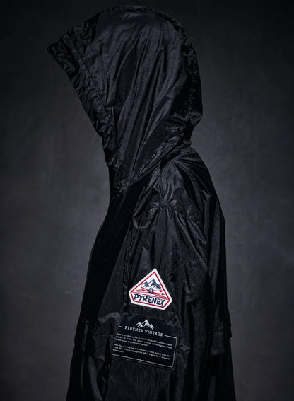 Pyrenex x Wildside Soulere black windbreaker