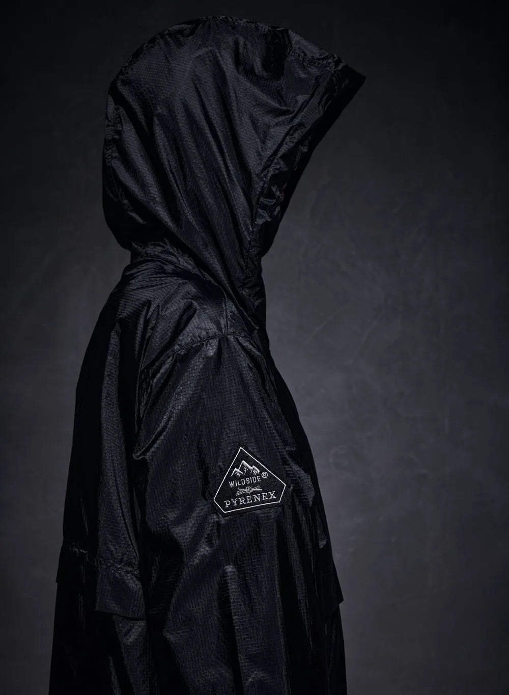 Pyrenex x Wildside Soulere black windbreaker