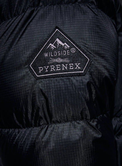 Unisex Shift Hooded Ripstop Pyrenex x Wildside black down jacket