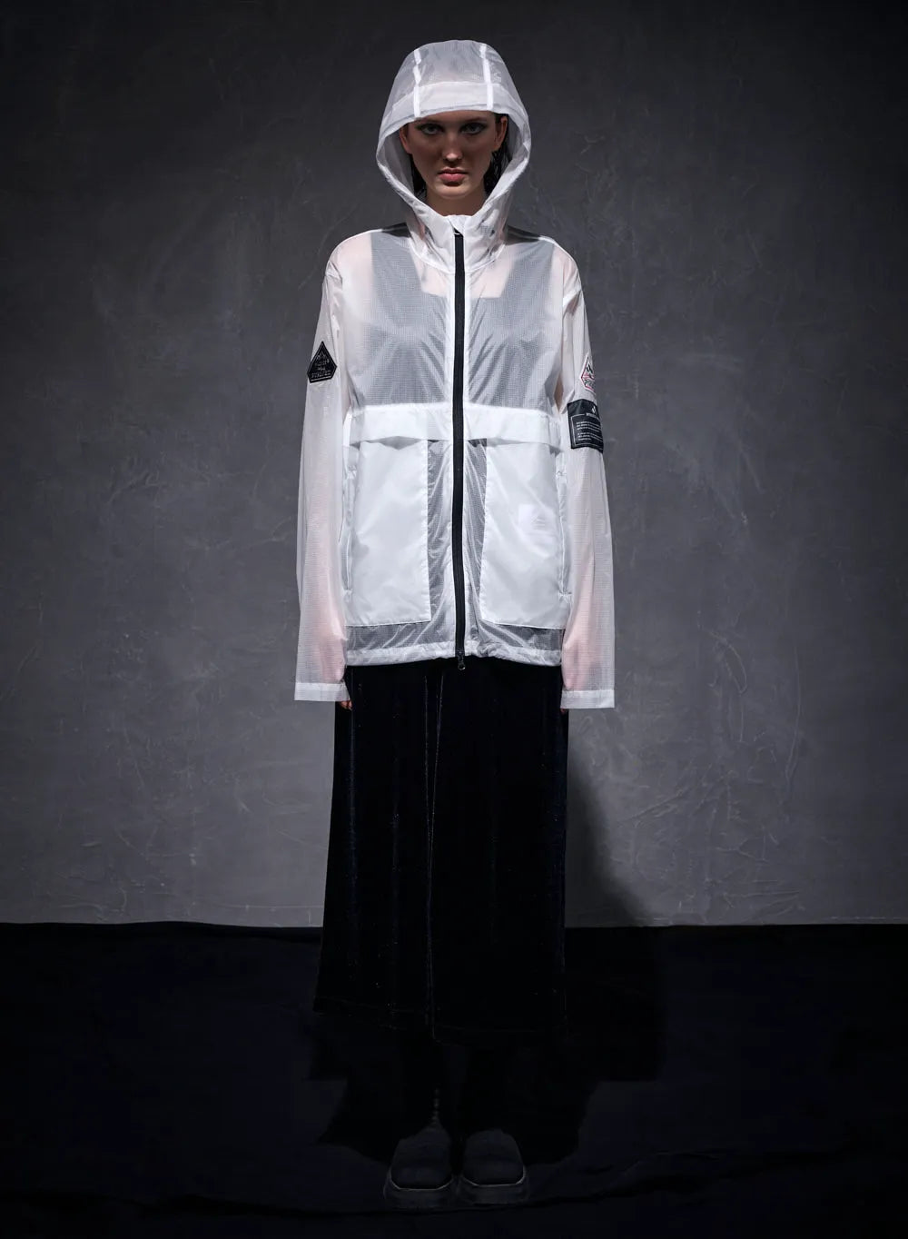 Pyrenex x Wildside Soulere white windbreaker