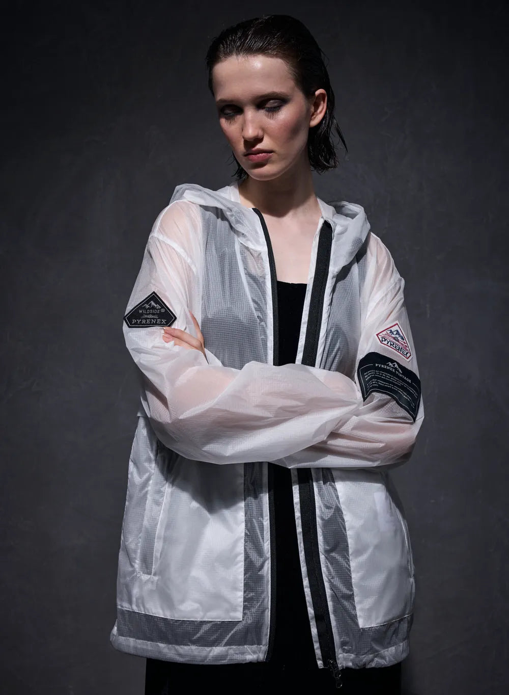 Pyrenex x Wildside Soulere white windbreaker