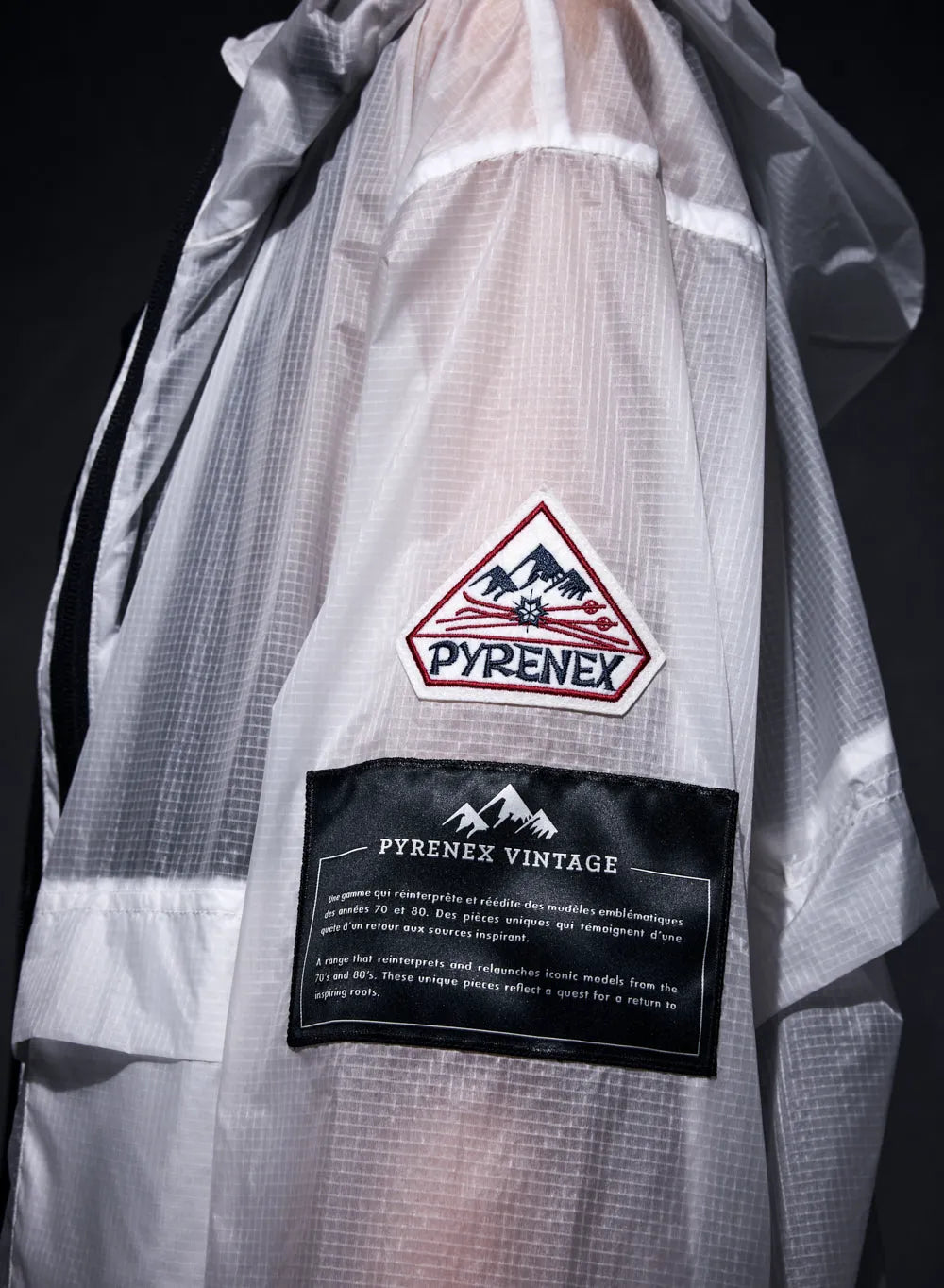 Pyrenex x Wildside Soulere white windbreaker