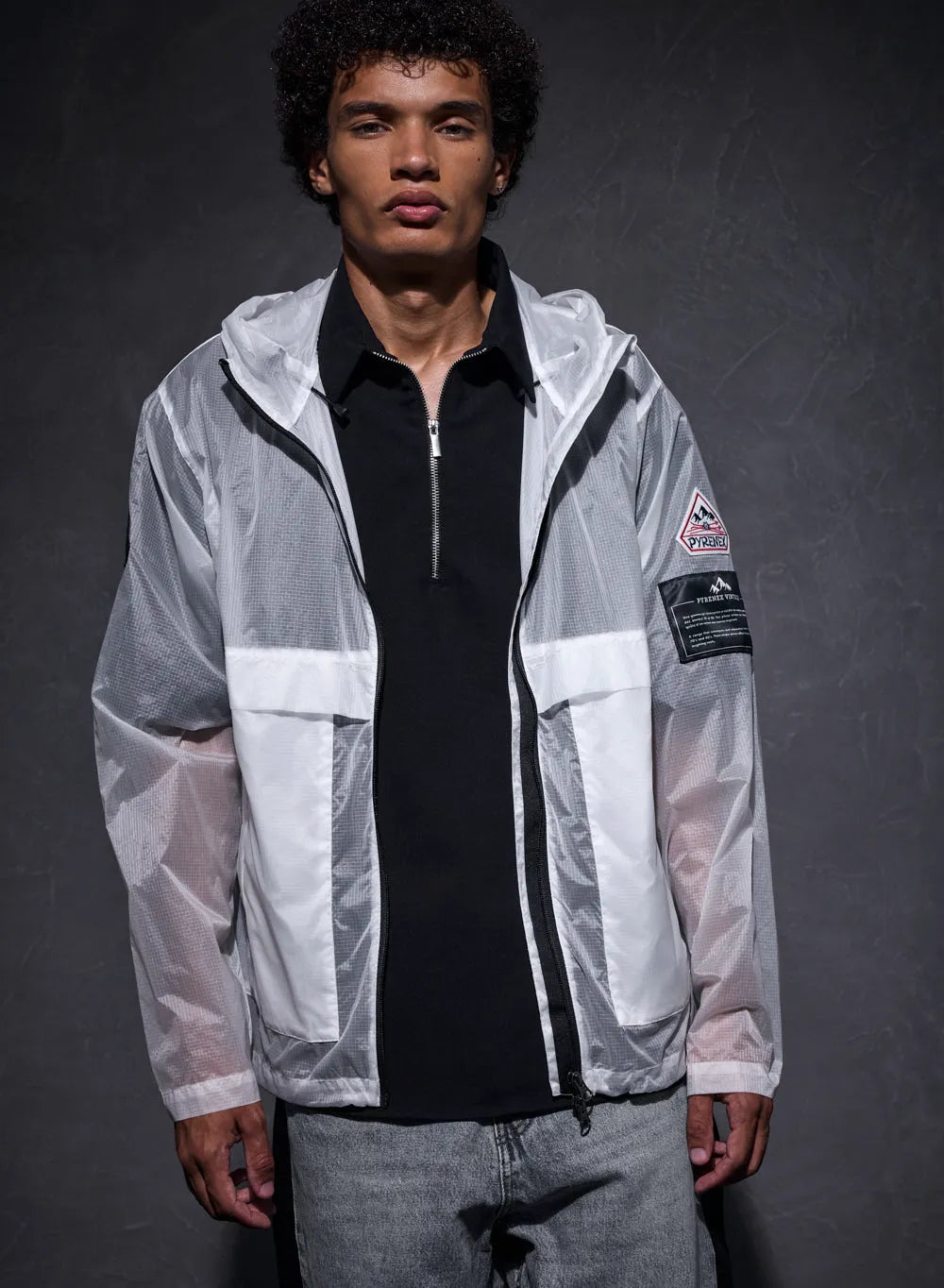 Pyrenex x Wildside Soulere white windbreaker