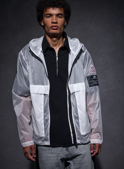 Pyrenex x Wildside Soulere white windbreaker