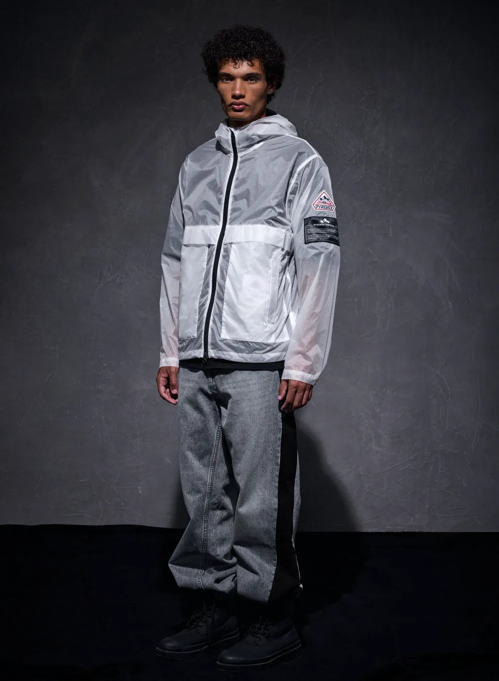 Pyrenex x Wildside Soulere white windbreaker