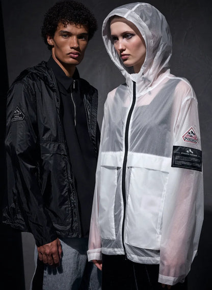 Pyrenex x Wildside Soulere black windbreaker