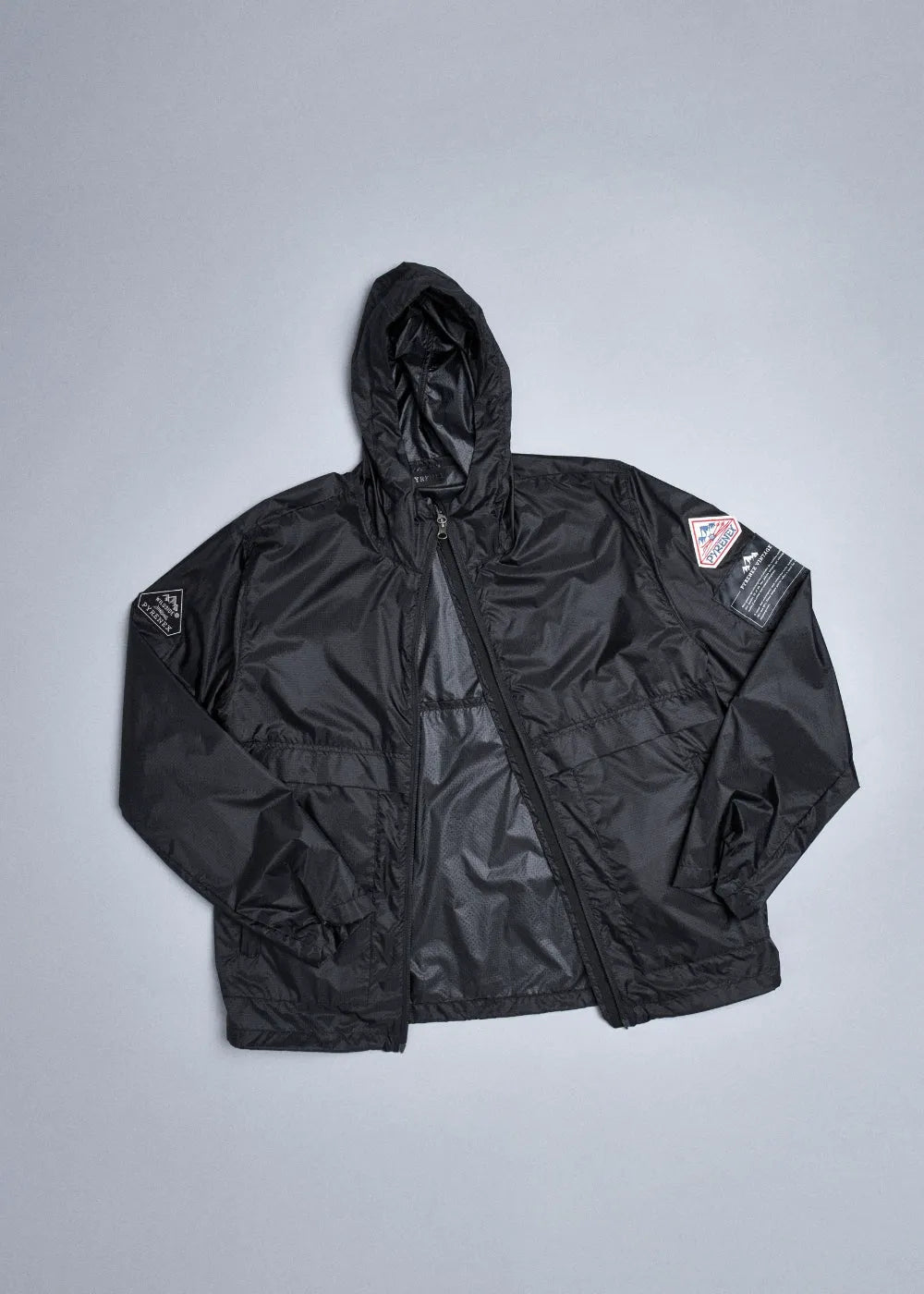 Pyrenex x Wildside Soulere black windbreaker