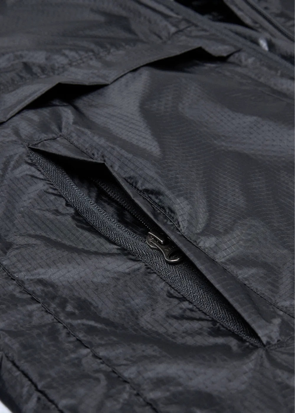 Pyrenex x Wildside Soulere black windbreaker