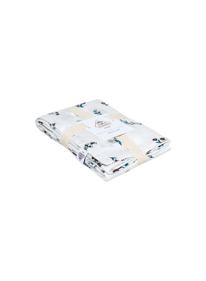 Floral pattern pillowcases x2 in cotton and TENCEL™ Lyocell