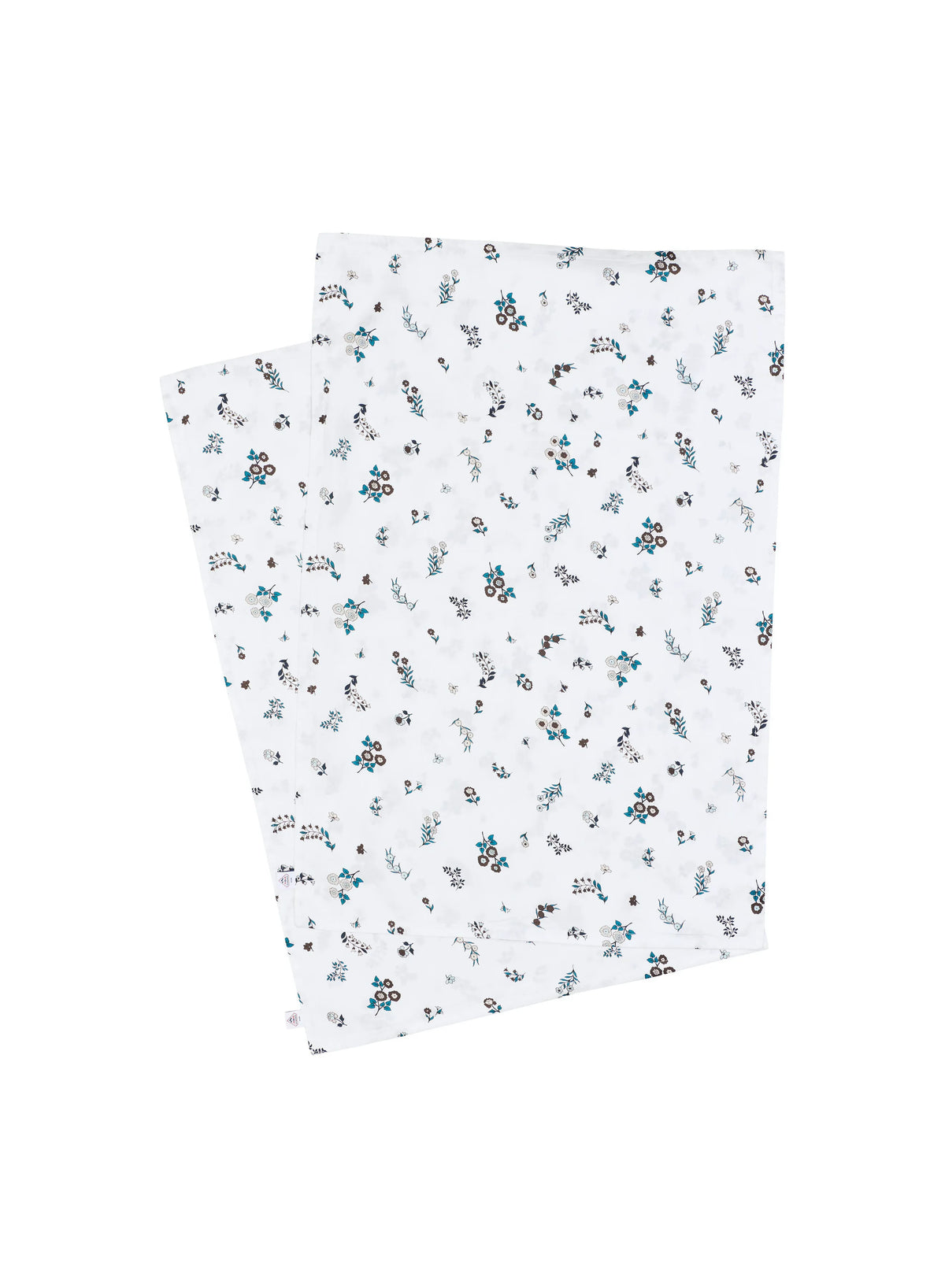 Floral pattern pillowcases x2 in cotton and TENCEL™ Lyocell
