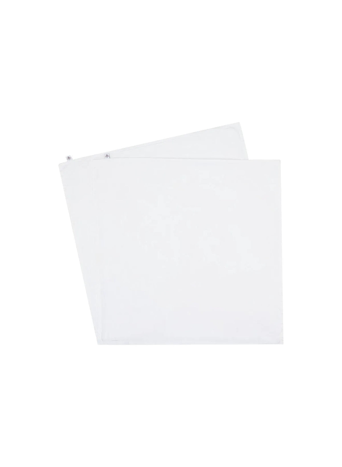 x2 plain white cotton and TENCEL™ Lyocell pillowcases