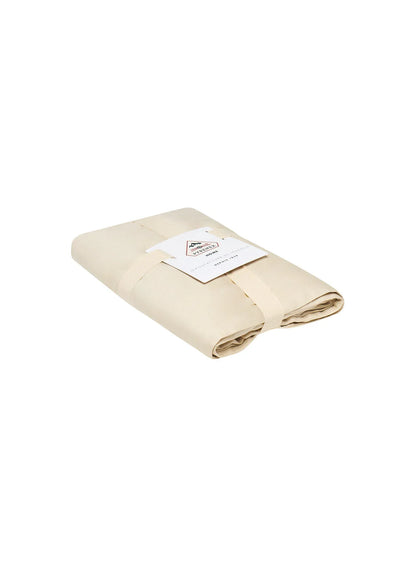 Plain ecru x2 pillowcases in cotton and TENCEL™ Lyocell
